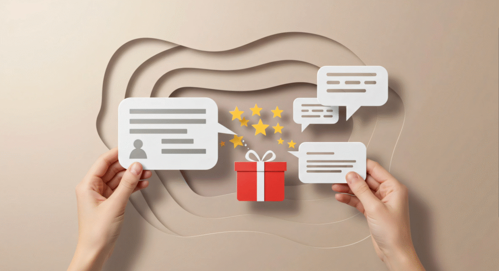 Simple customer journey map showing smooth steps