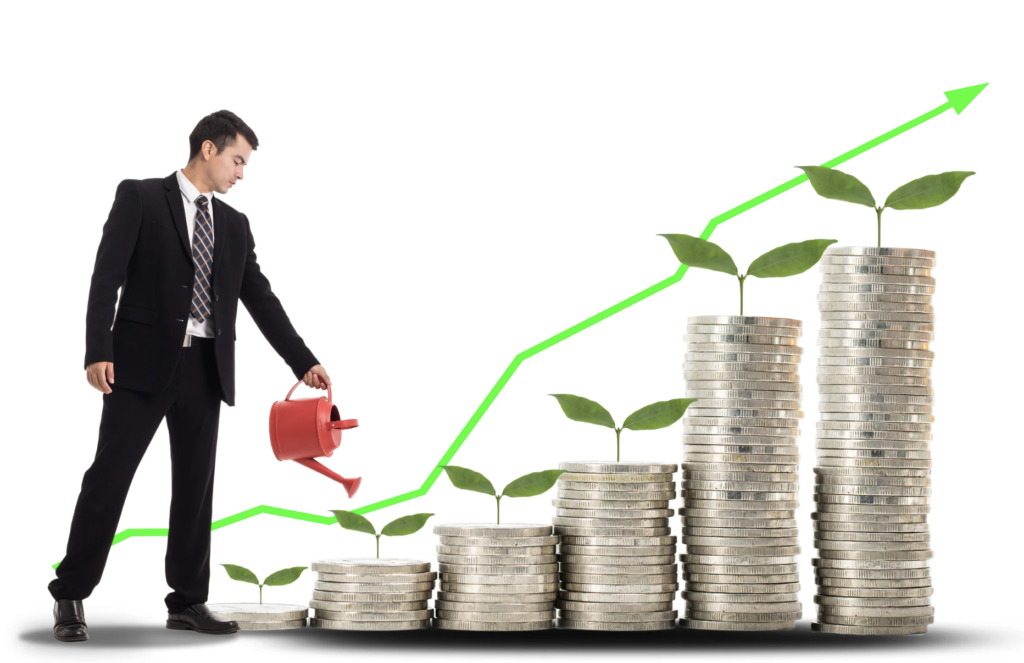 Illustration of sustainable, predictable growth over time